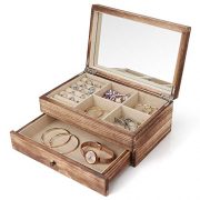 Minggoo Jewelry Organizer Box Two-Layer