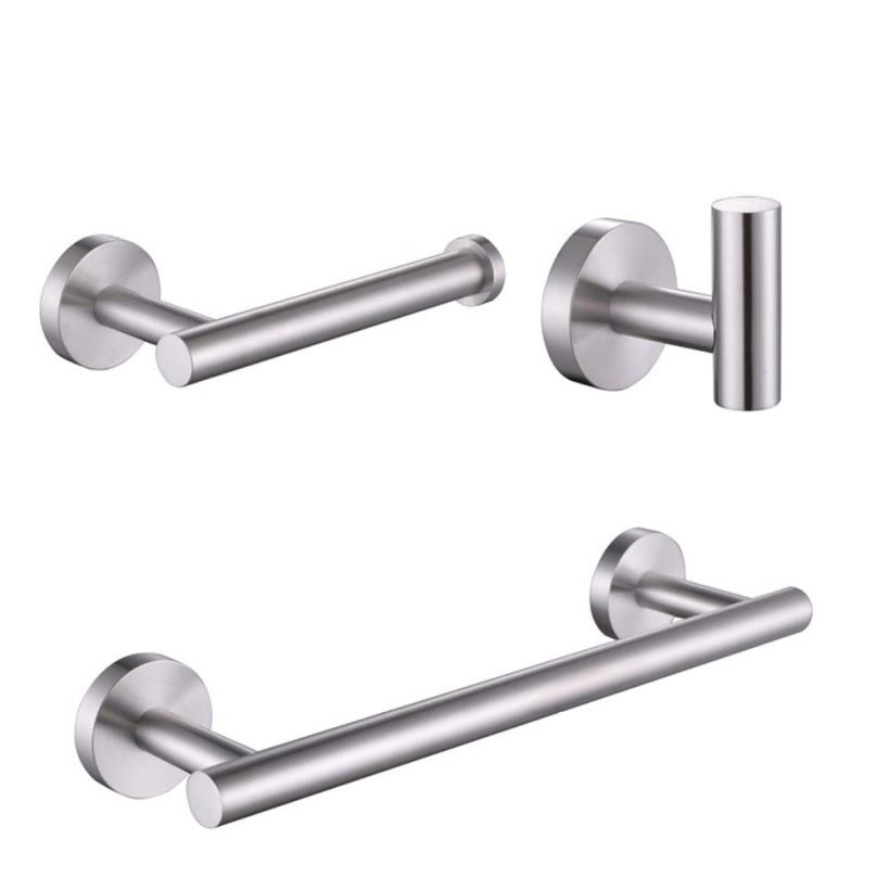 Stainless Steel Wall Mounted Includes 12" Towel Bar