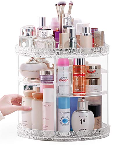 360-Degree Acrylic Cosmetic Storage Cosmetic Organizer