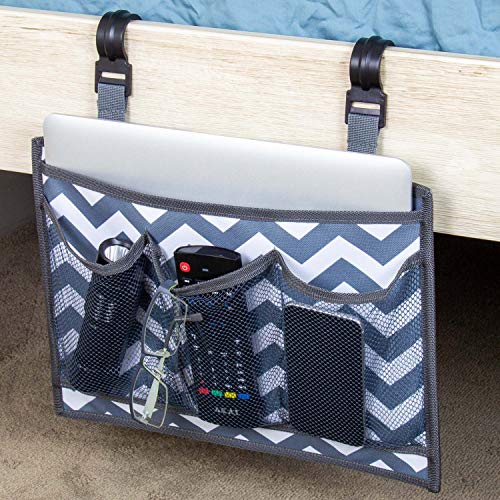 Bedside Caddy - Premium Bed Side Hanging Organizer with Pockets