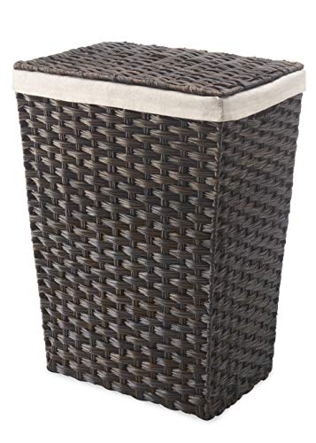 Whitmor Rattique Laundry Hamper with Lid