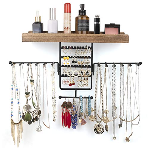 Wall Mounted Rotating Jewelry Holder