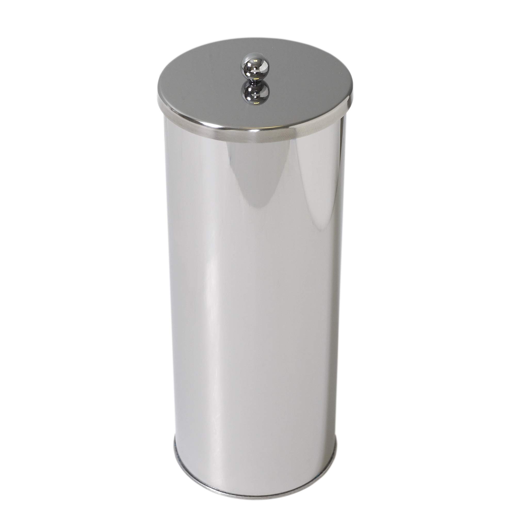 Zenna Home , Toilet Paper Canister, Chrome