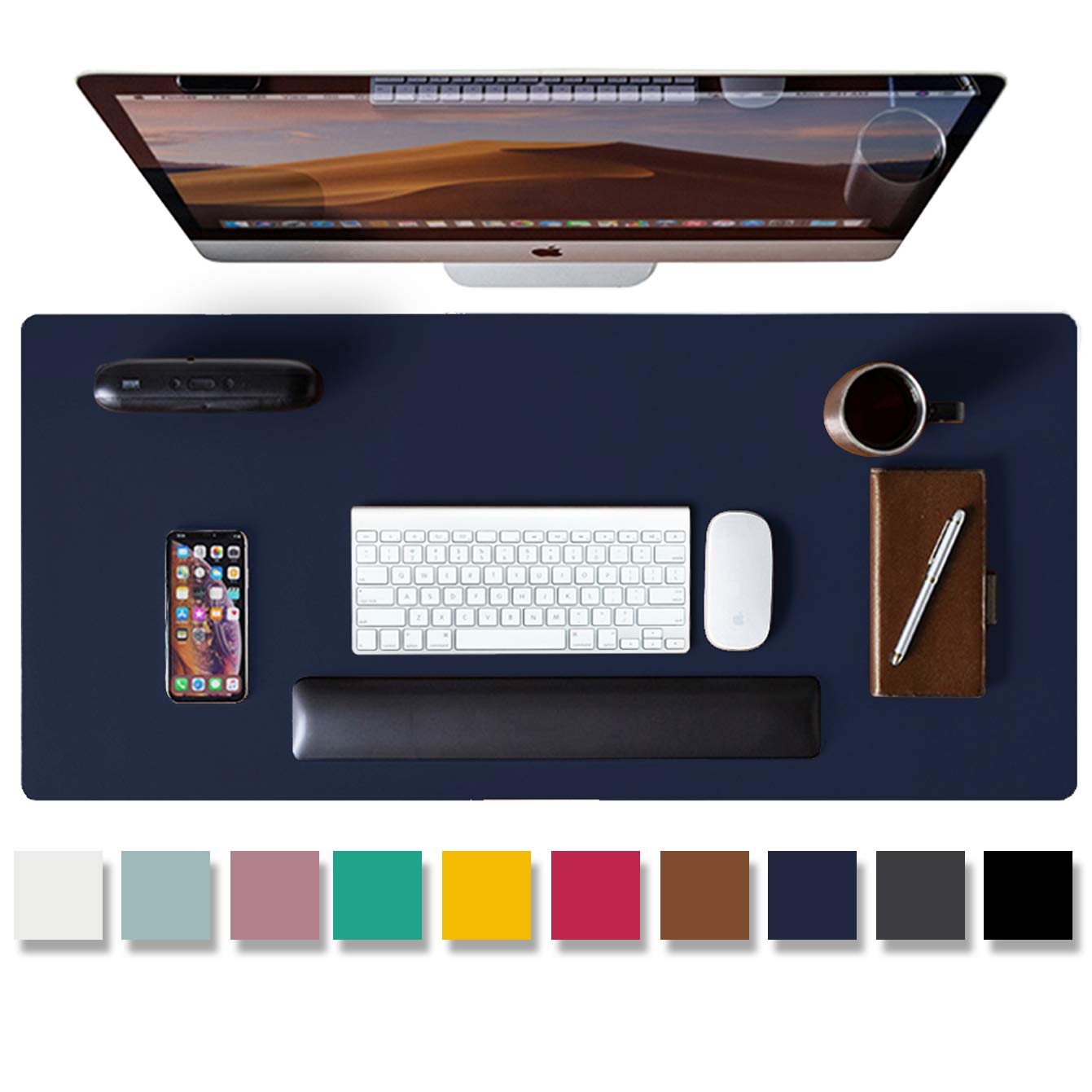 Leather Desk Pad Protector,Mouse Pad,Office Desk Mat