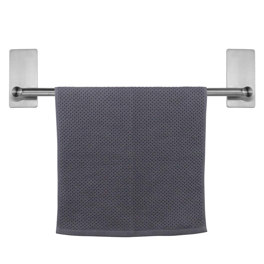 NearMoon Self Adhesive Bathroom Towel Bar- Stainless Steel