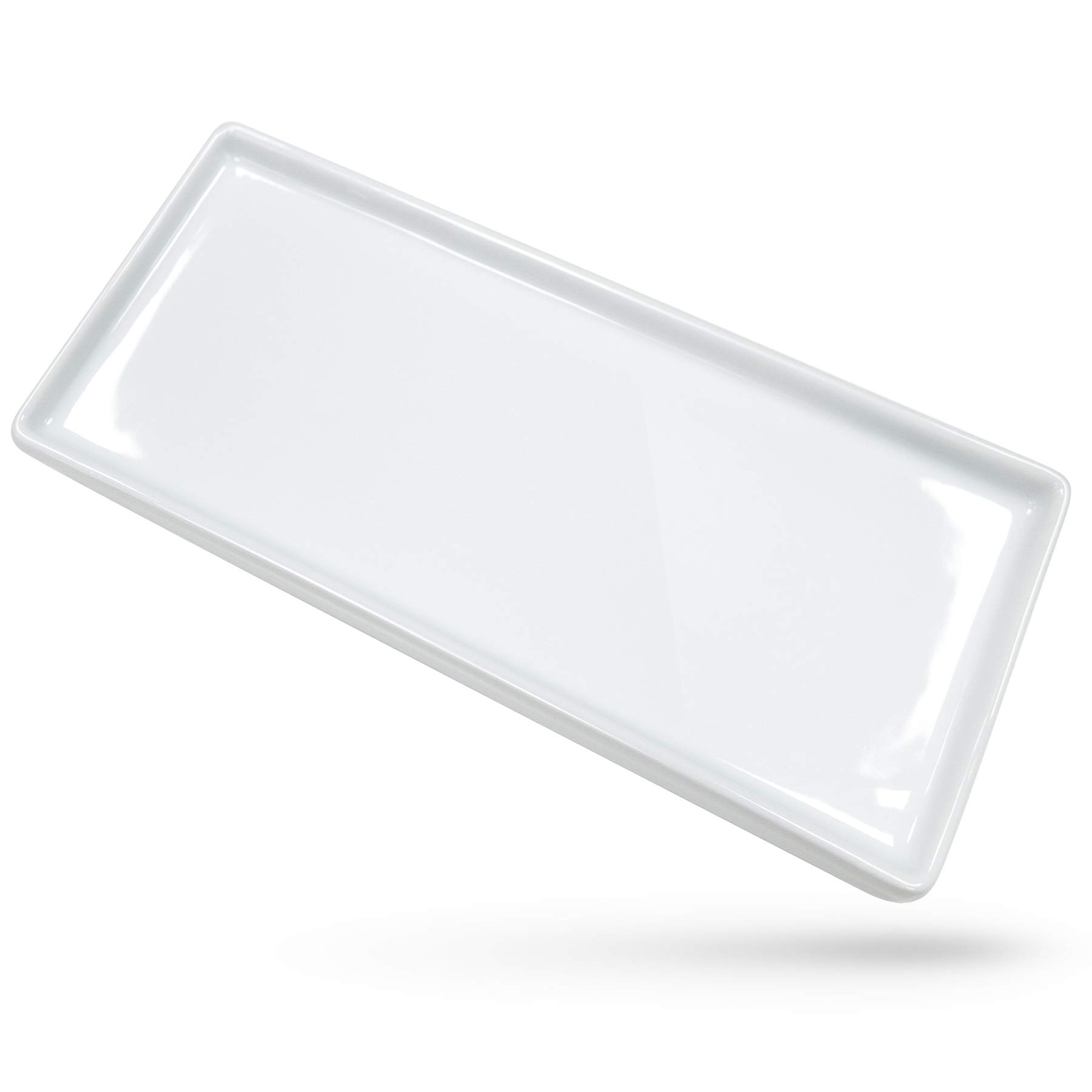 Toothbrush Holder Rectangle Tray for Vanity Countertop