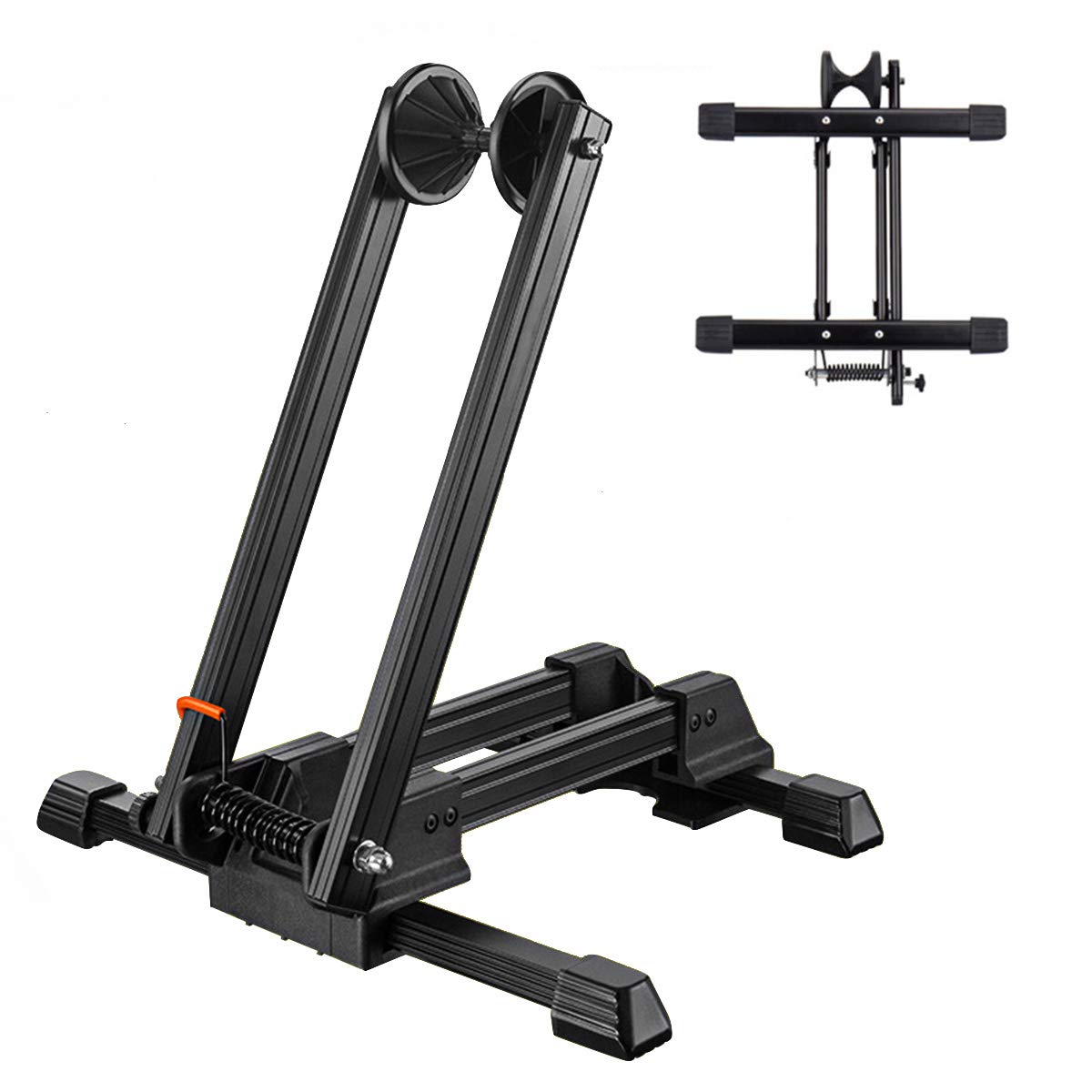 Foldable Floor Bike Stand Portable Bicycle Storage