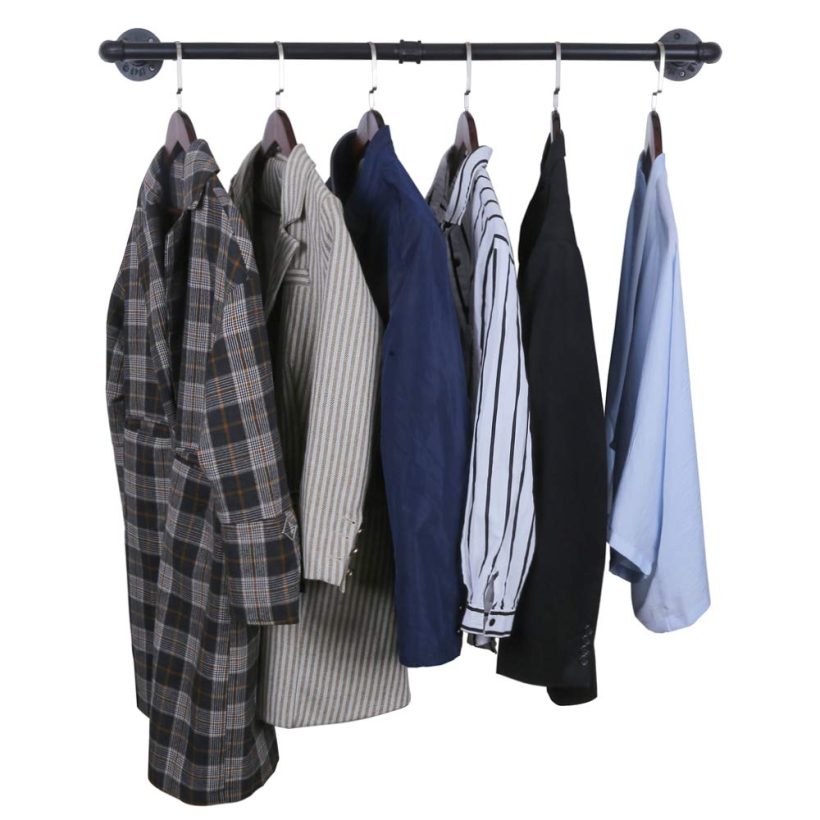 OROPY Industrial Pipe Clothes Rack 38.4"