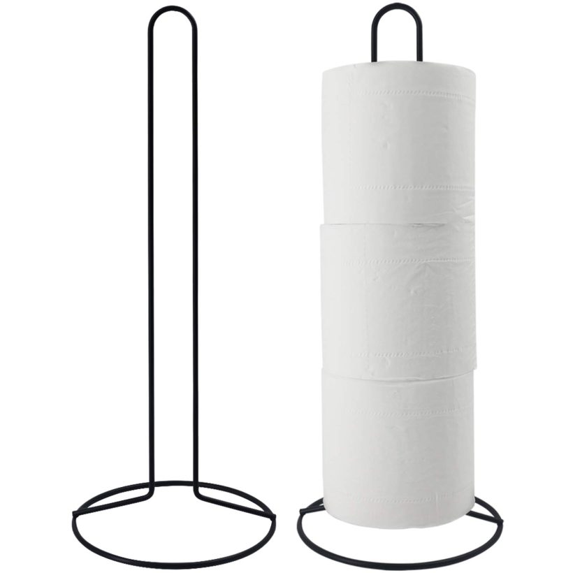 TOPSKY Toilet Paper Holder, Free Standing Toilet Tissue Paper Roll