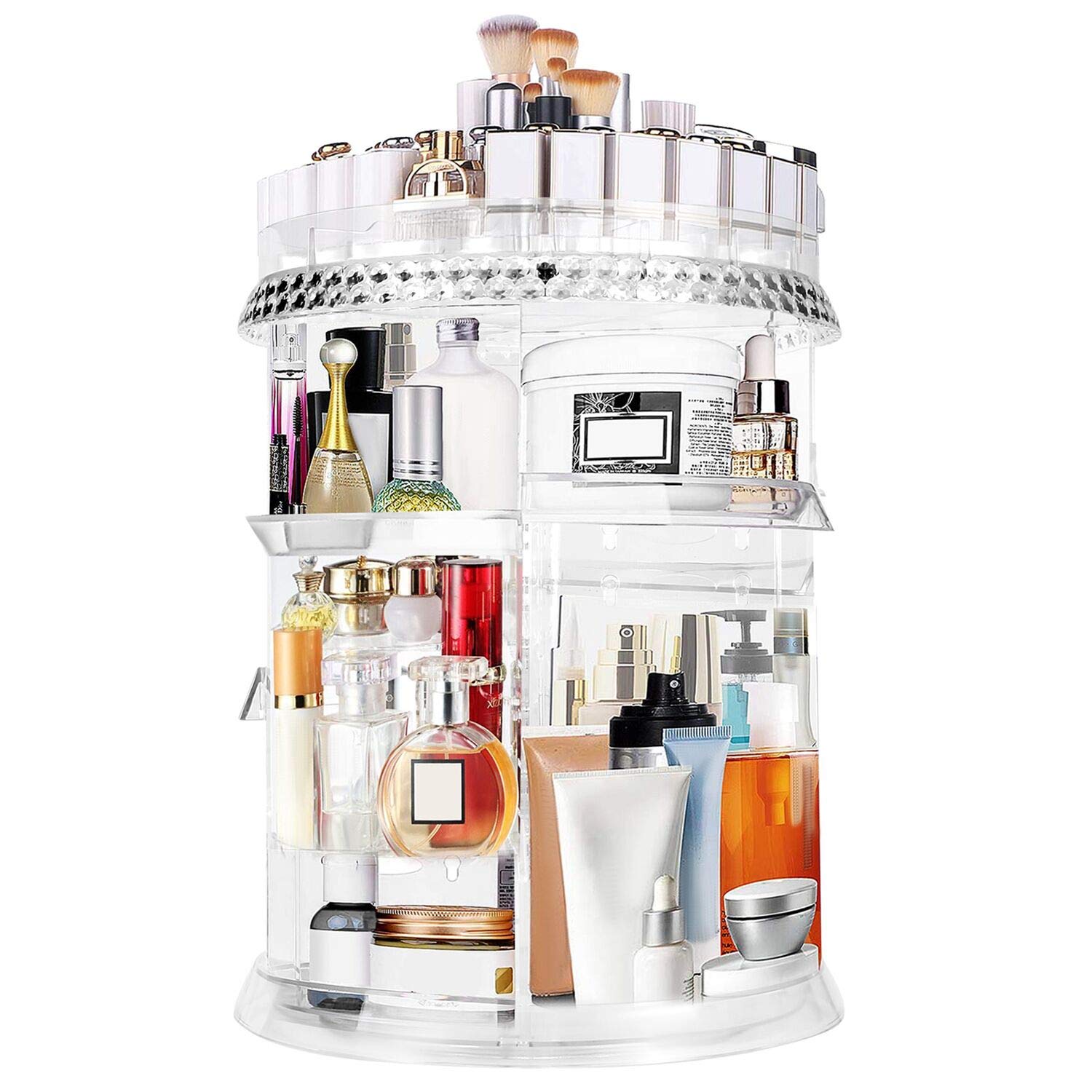 Makeup Organizer 360 Degree Adjustable Storage