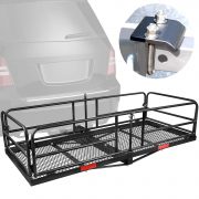 XCAR Hitch Mount High Side Cargo Carrier Rack Luggage