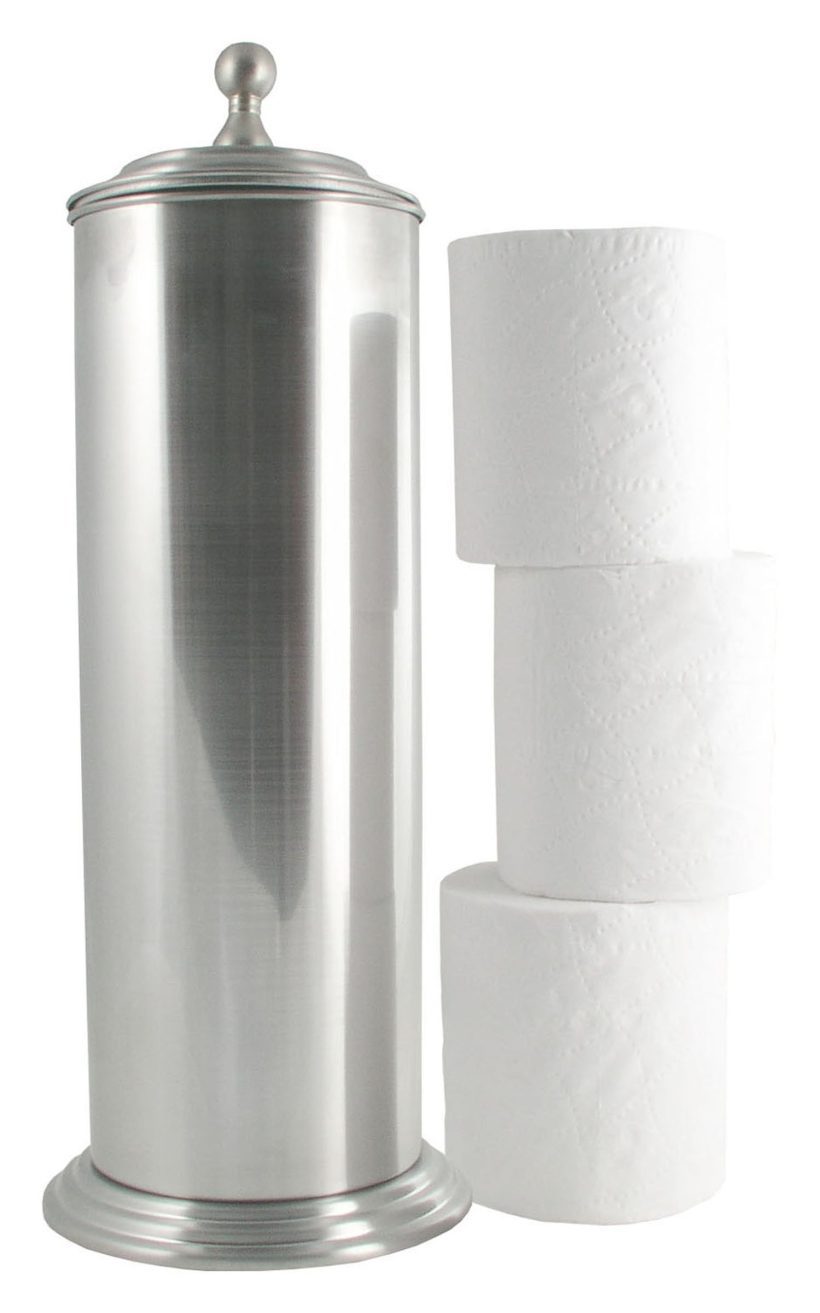 LDR Industries Free Standing Toilet Paper Holder Canister