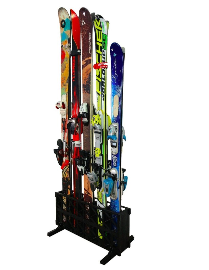 Ski Storage Rack Freestanding