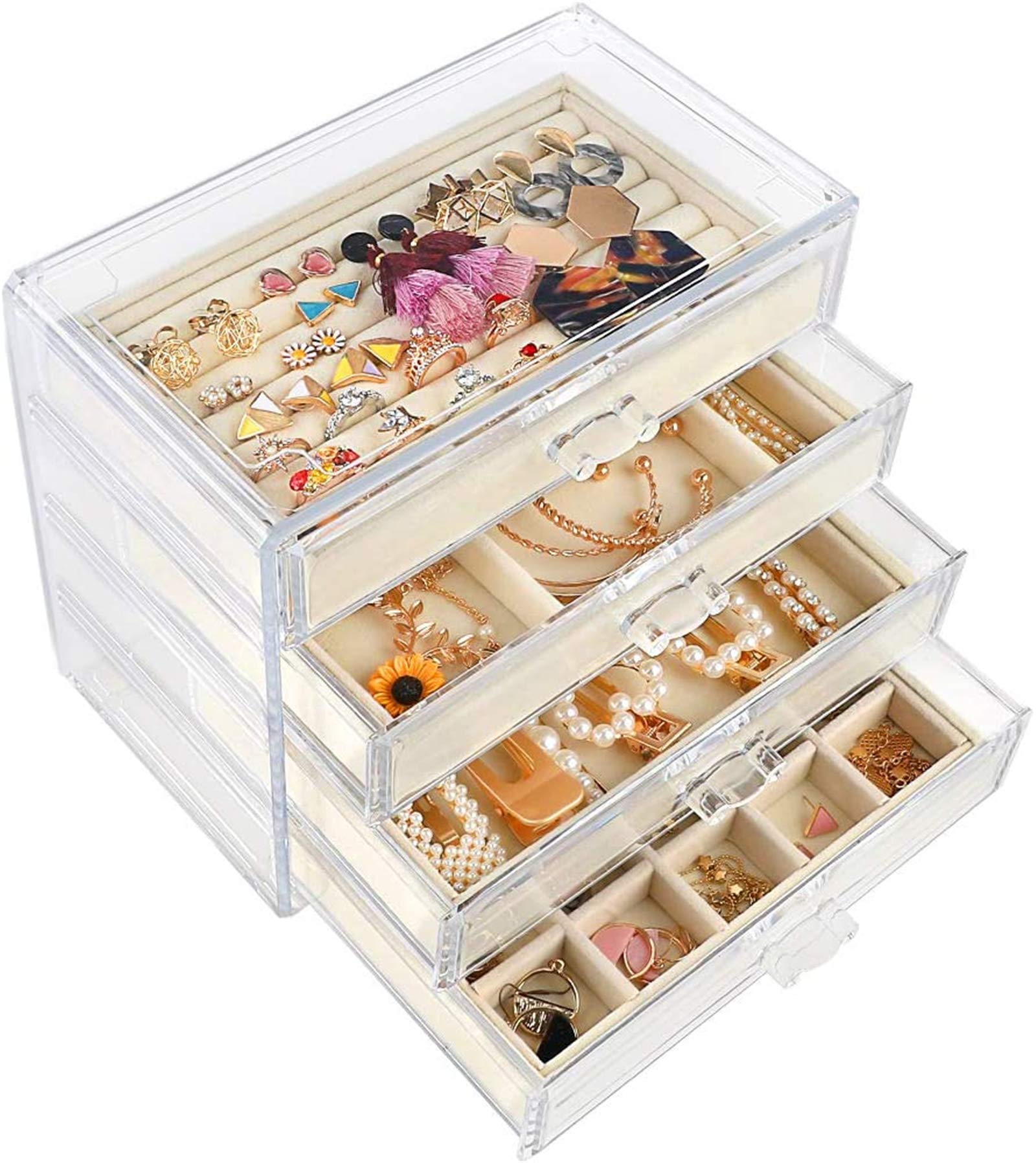 Jewelry Organizer for Earring Necklace Ring & Bracelet