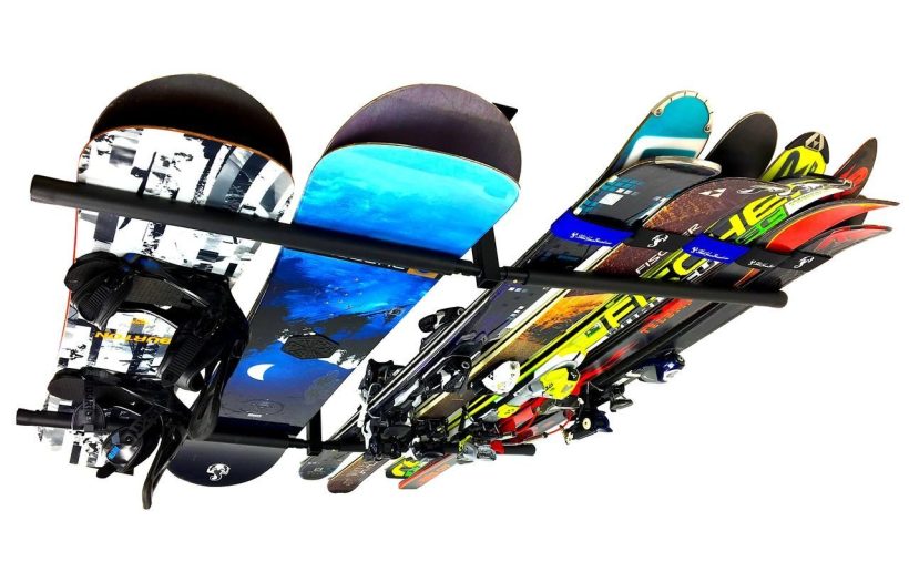Ski and Snowboard Ceiling Storage Rack