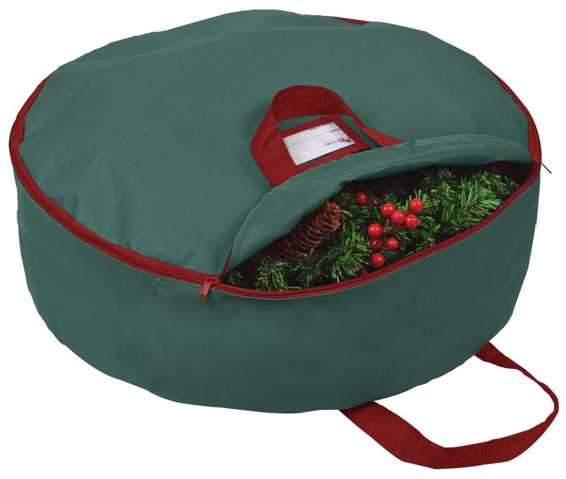Primode Xmas Wreath Storage Bag 24" with Handles