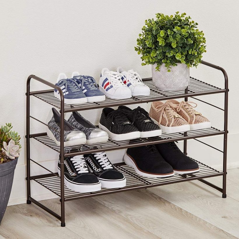 Stackable and Expandable Metal Wire Utility Rack Storage