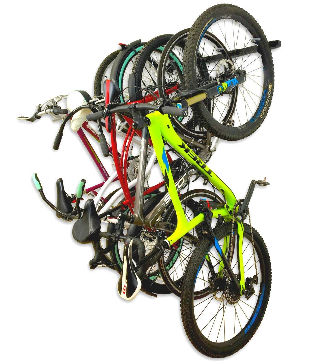 Bike Storage Rack, Holds 5 Bicycles