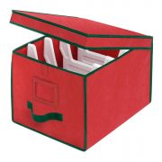 Whitmor Christmas Light Box Organizer Red