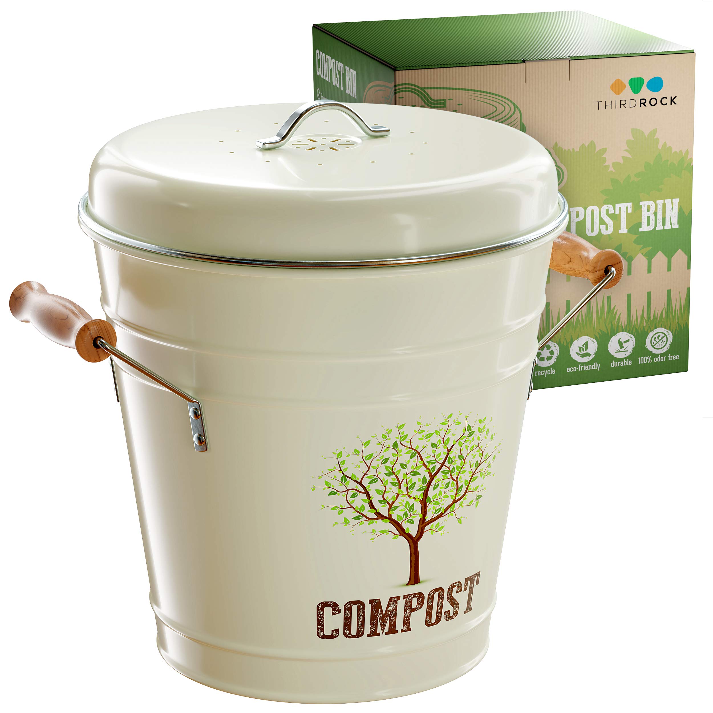 Third Rock Compost Bin for Kitchen Counter