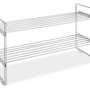 Whitmor 2 Tier Stackable Closet Shelves - Chrome