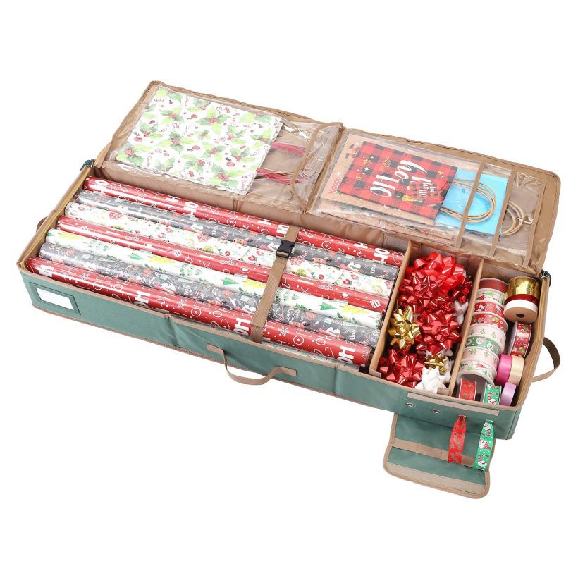 Gift Wrapping Paper Storage containers