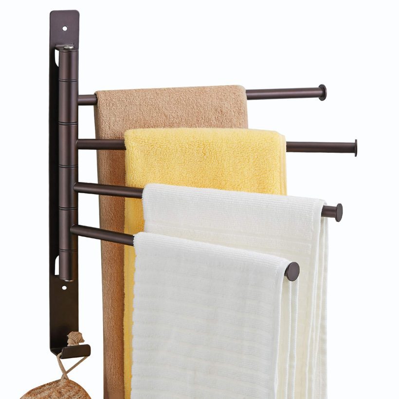 Rubbed Bronze Towel Racks for Bathroom Holder