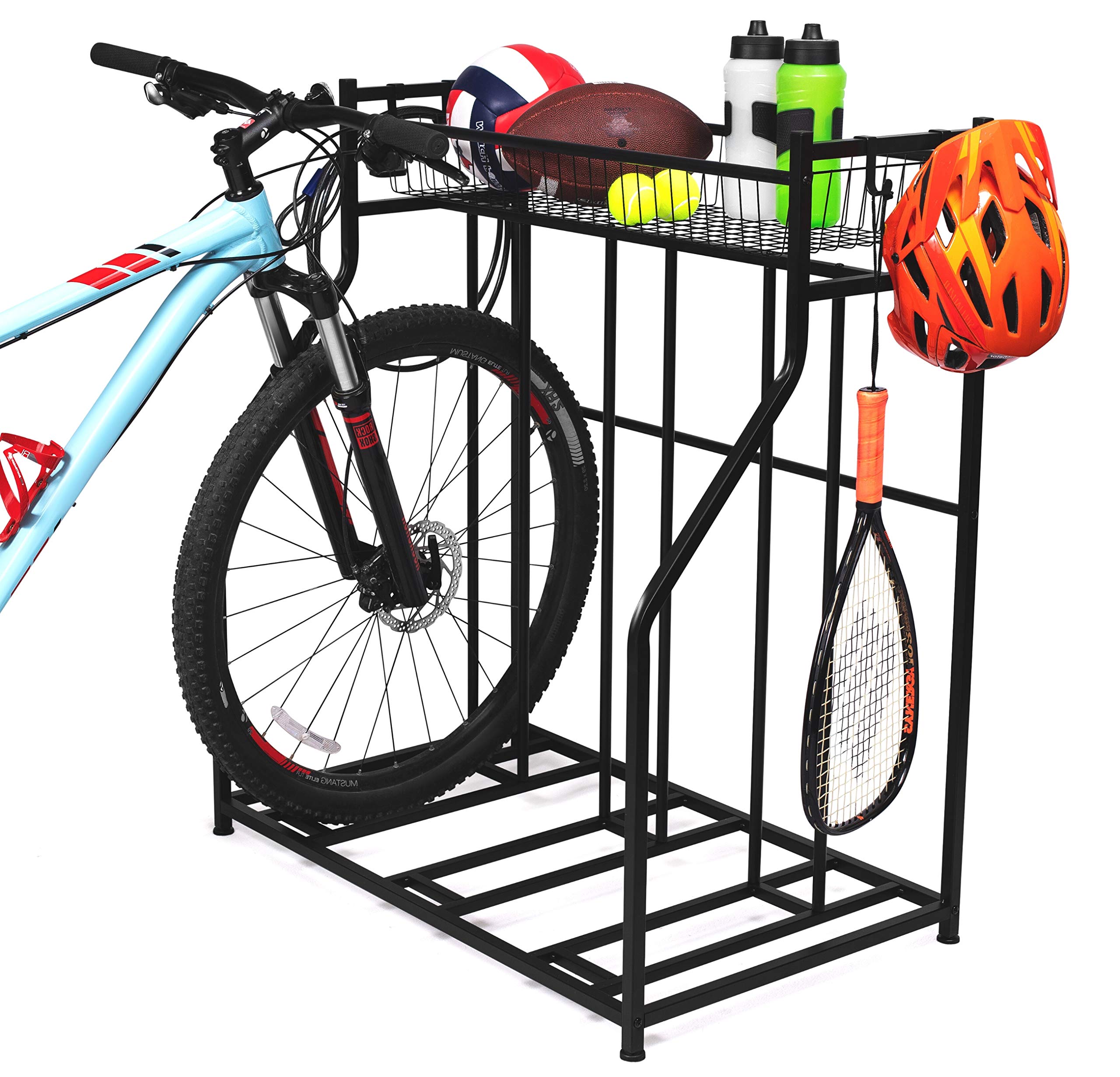 BirdRock Home 3 Bike Stand Rack with Storage