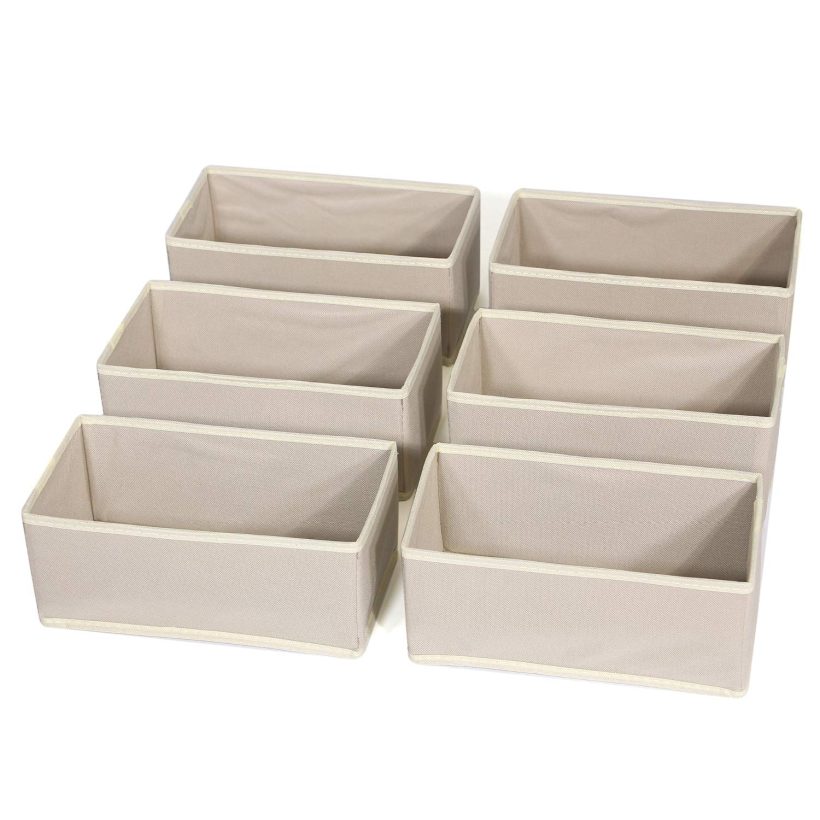 DIOMMELL 6 Pack Foldable Cloth Storage Box
