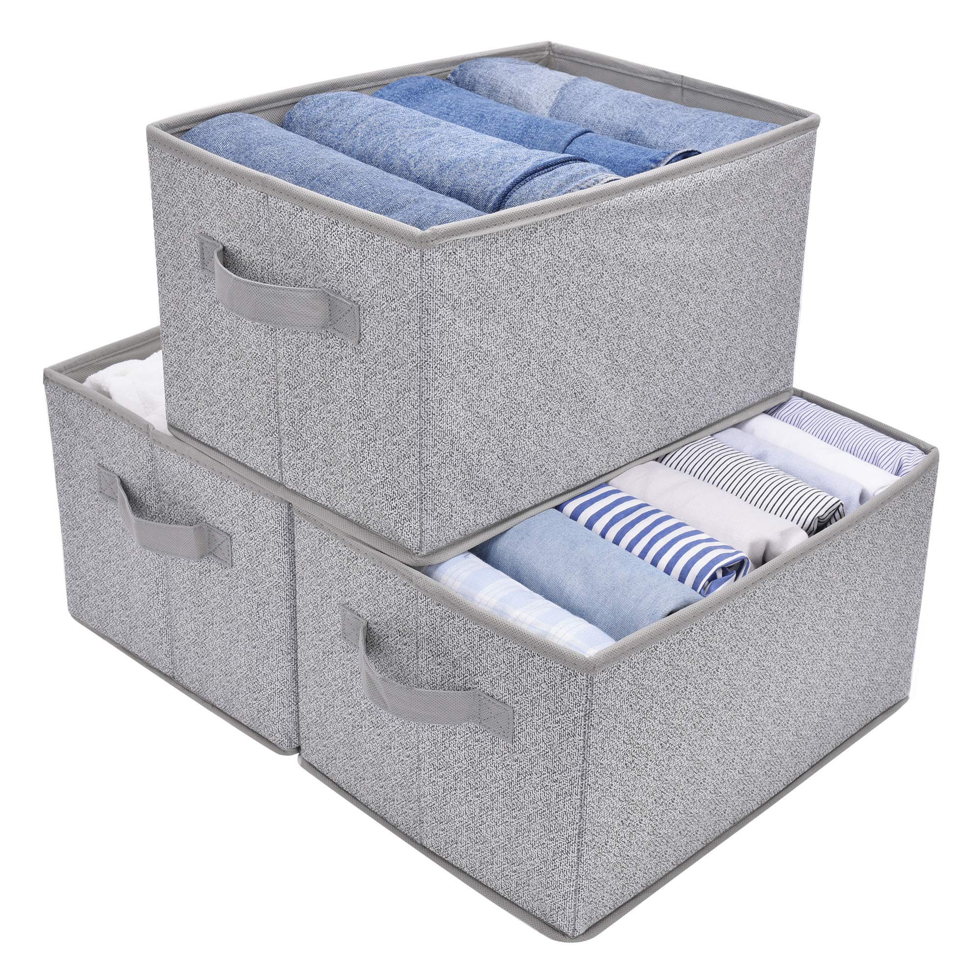 Closet Organizer Shelf Cube Box with Handle Fabric
