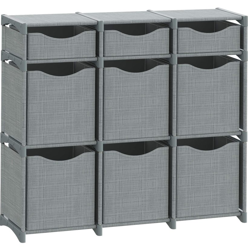 9 Cube Organizer | Set of Storage Cubes Included